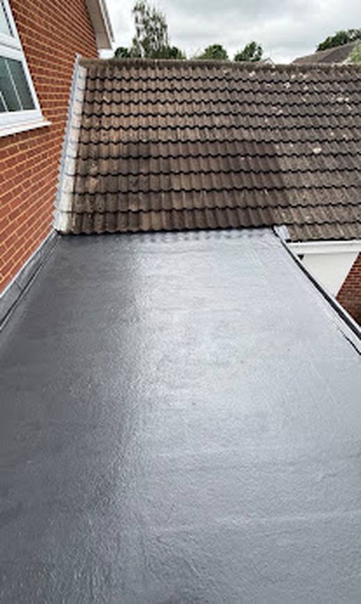 GRP fibreglass flat roof by Marshall Roofing